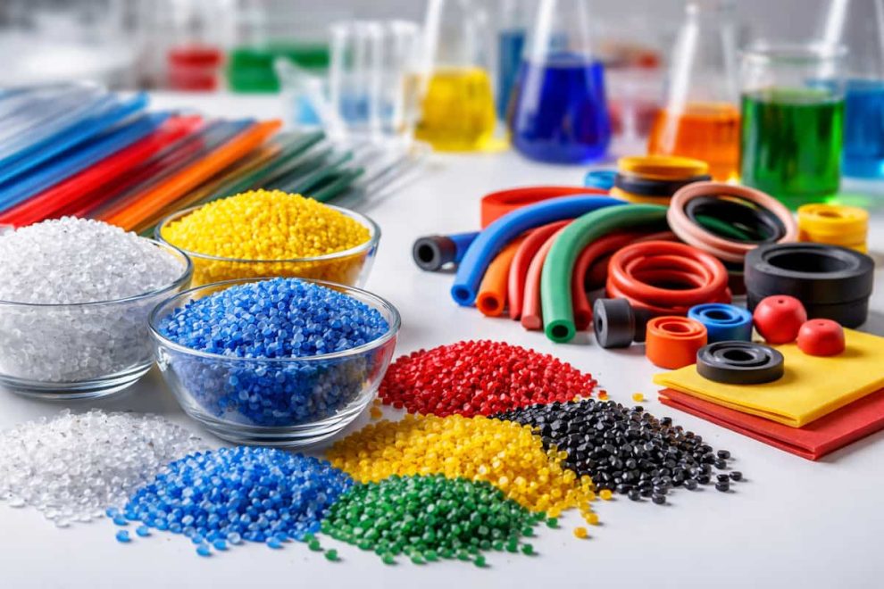 Diferencia entre polímero y elastómero - Imagen de materiales plásticos.