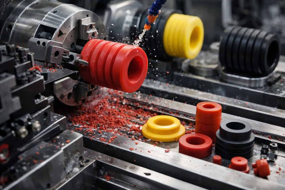 Qué son los elastómeros - Proceso de maquinado de piezas con elastómeros.