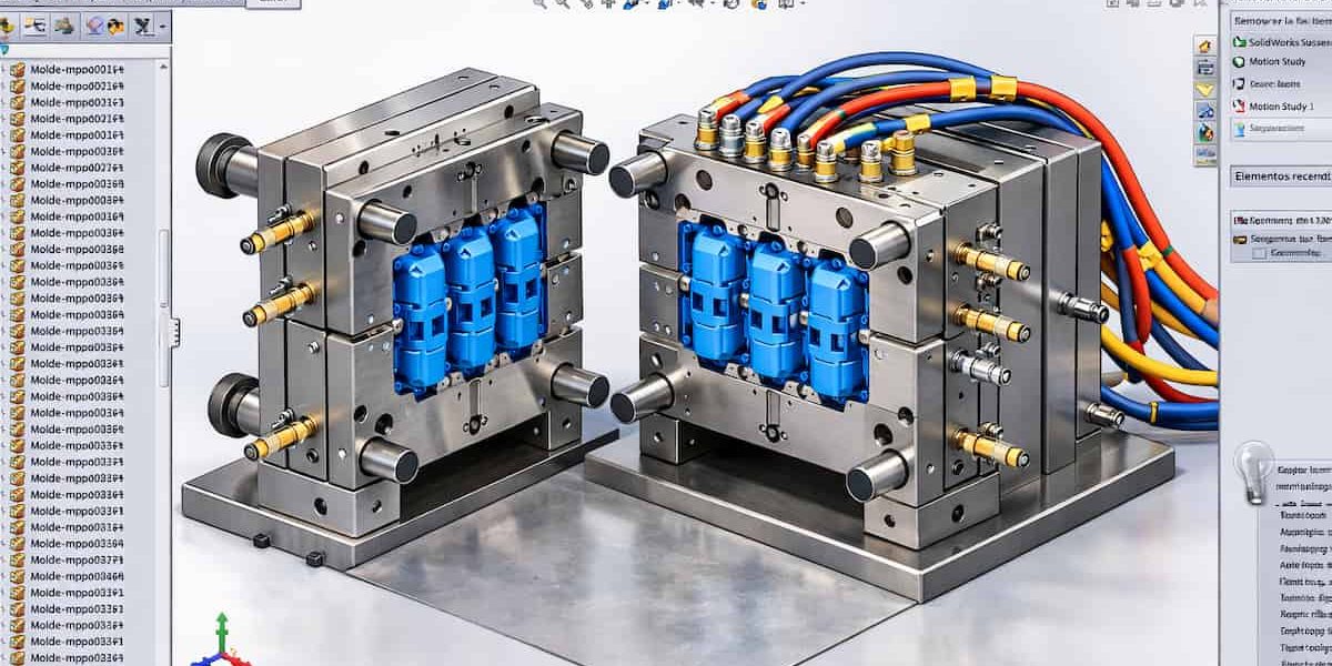 Cómo se fabrica un molde para inyección de plástico - Materiales y costos.