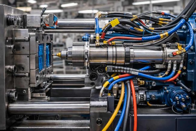 partes-maquina-inyeccion-plastico Partes de una máquina de inyección de plástico - Funcionamiento y características.