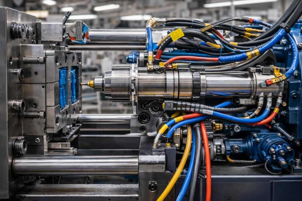 Partes de una máquina de inyección de plástico - Funcionamiento y características.